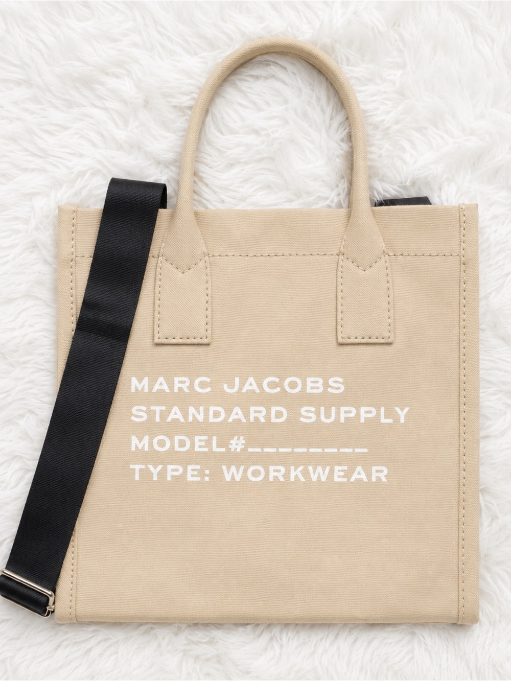 Medium Marc Jacobs Beige Canvas Tote